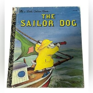 🎉6/$20 1992 ‘THE SAILOR DOG’ VINTAGE LITTLE GOLDEN BOOK
